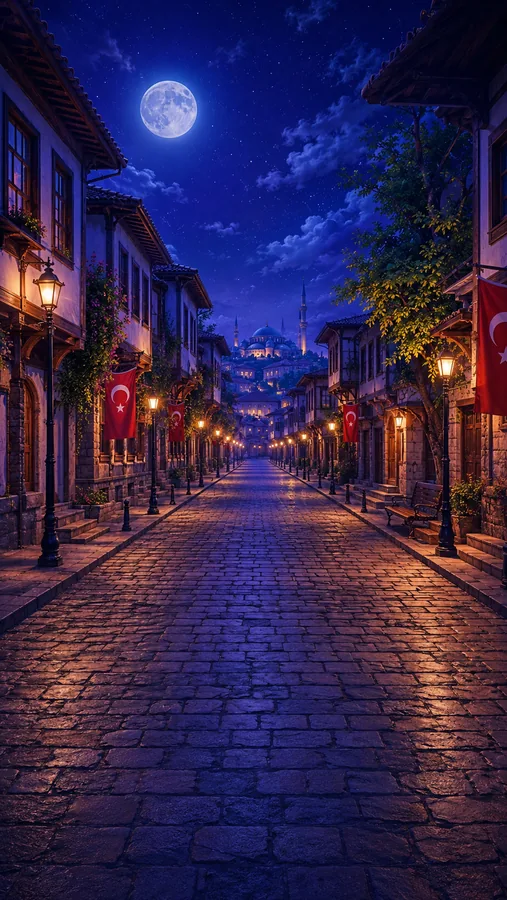 Hamamönü gece sahnesi